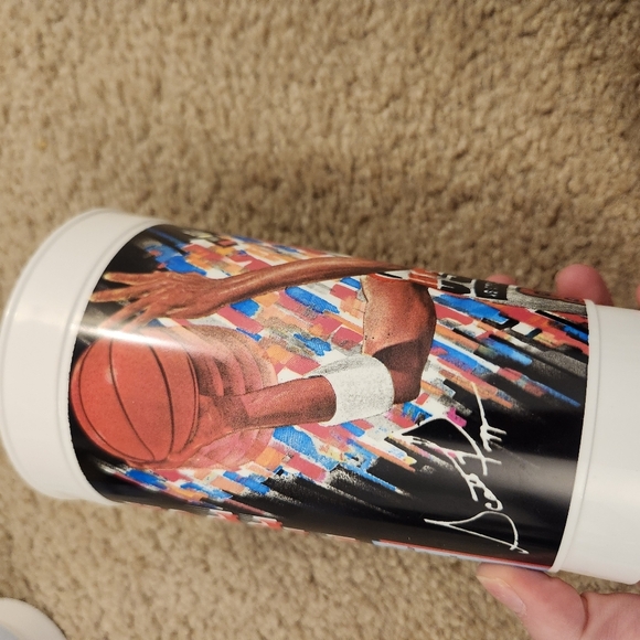 Set Of 3 McDonald’s Plastic Cup USA Basketball Scottie Pippen Chris M Patrick E - Picture 9 of 9